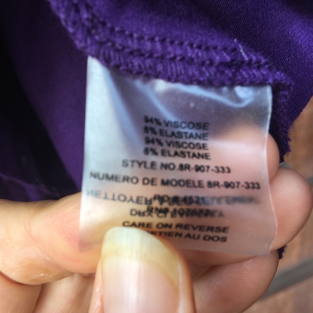 ALICE + OLIVIA Purple Mini dress XS - Picture 7 of 7